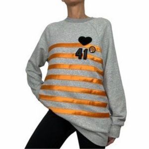 COACH Vintage Silk-stripped Sweater🍊